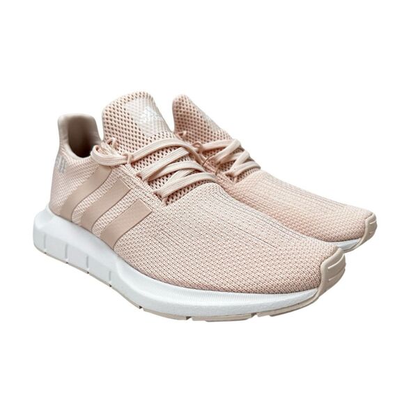 Adidas Women Swift Run 1.0 Shoes Sz 10 Wonder Quartz Cloud White IE7478 Genuine - Picture 1 of 8